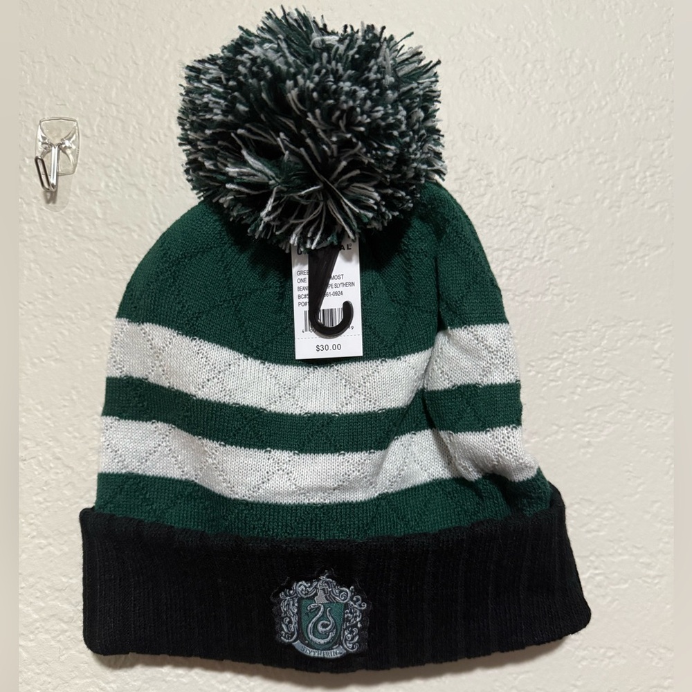 Harry Potter Slytherin Pom Beanie Hat